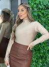 body golinha com bojo bruna bege