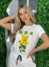 t shirt ursinho brasil branco