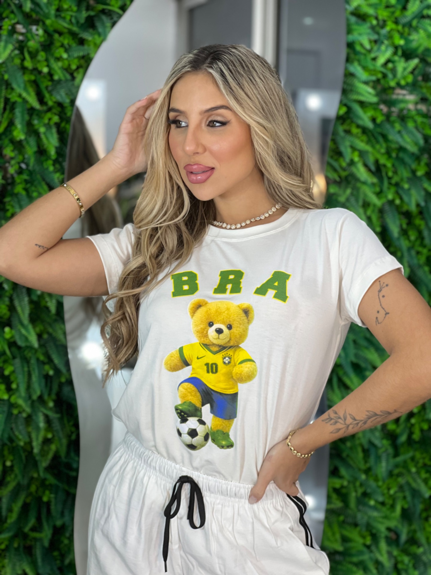 t shirt ursinho brasil branco t shirt ursinho brasil branco