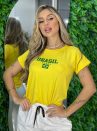 t shirt brasil amarelo