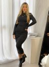 vestido midi adriana preto