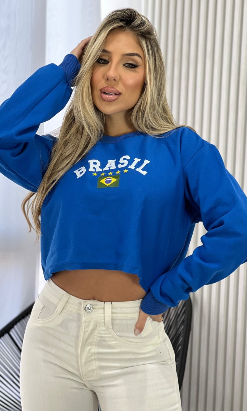 moletom brasil brasil azul