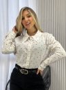 camisa coracao off white
