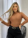 body golinha com bojo bruna marrom