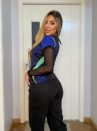 camiseta feminina azul brasil