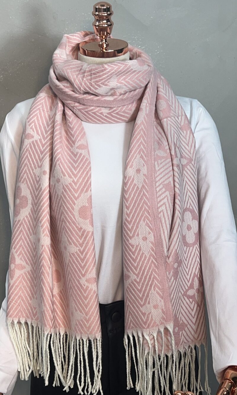 lenco estampado rosa
