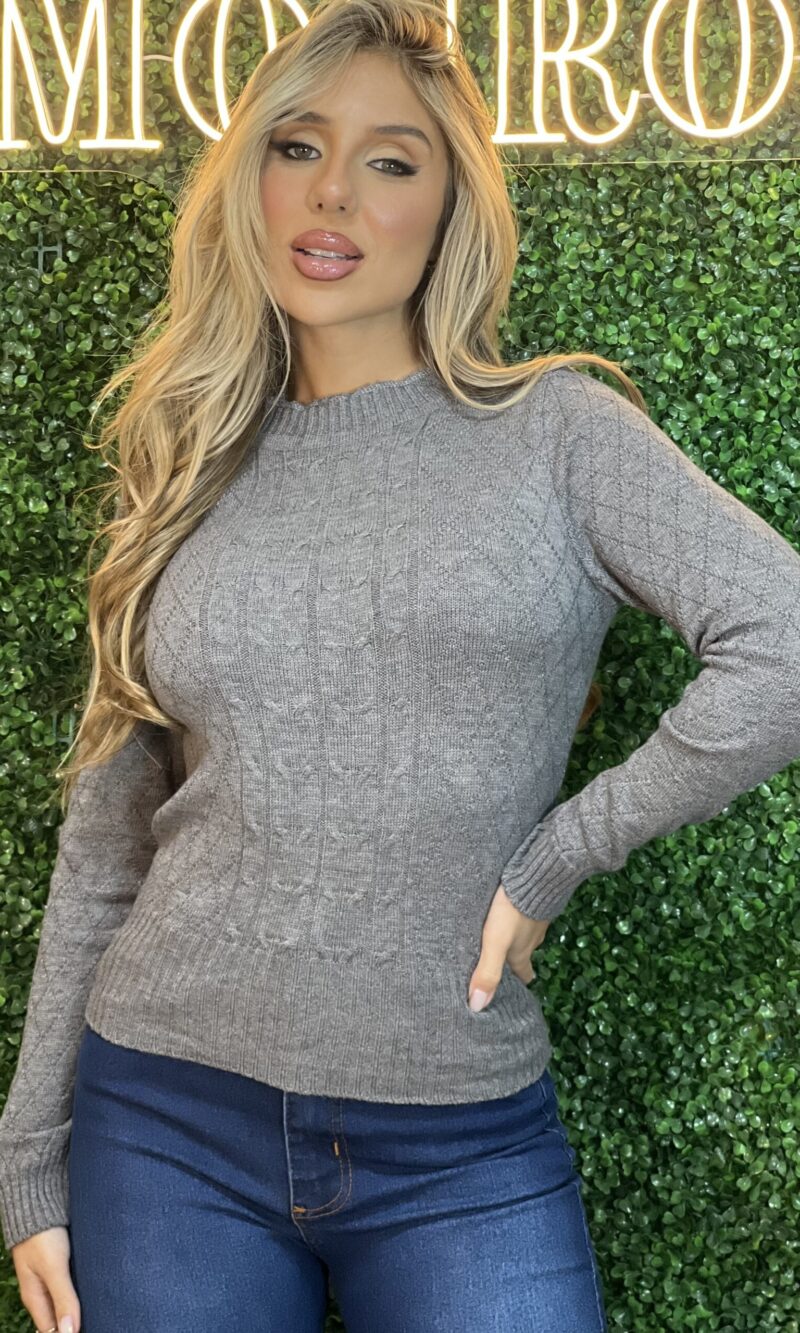 blusa modal olivia cinza