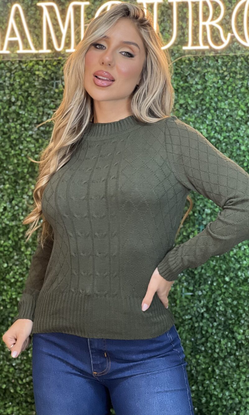 blusa modal olivia verde