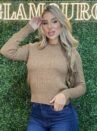 blusa modal olivia bege