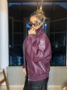 jaqueta courino bomber bordo